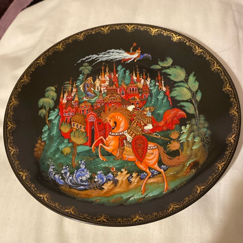 Bradford Exchange Plate from Russia. First in series.
